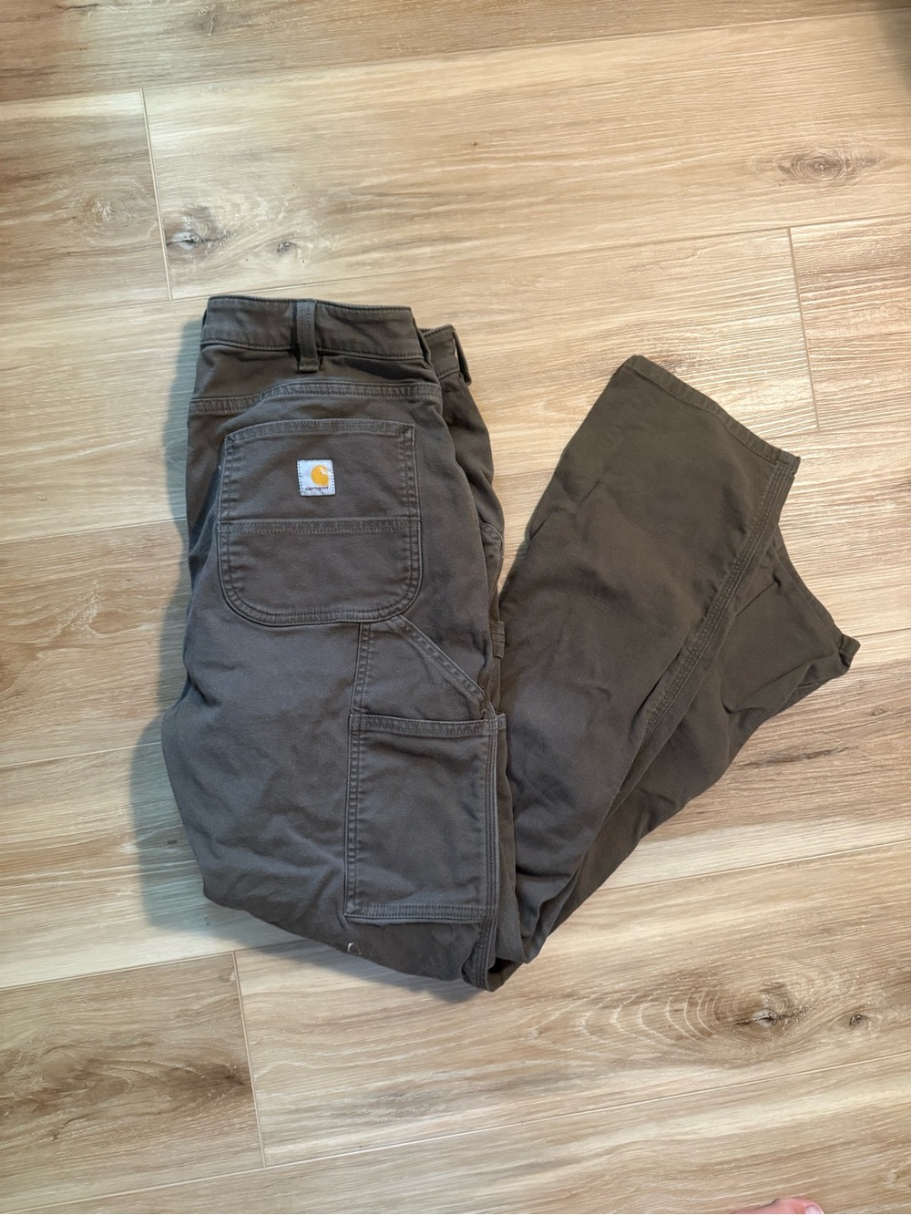 Carhartt brown pants. Quality material  with pocket details.